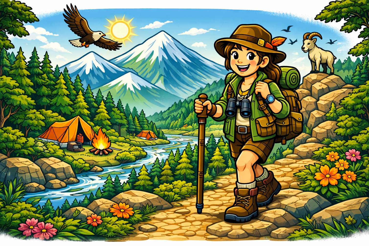 walking a route animated